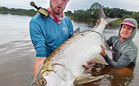 Stefan with a good-sized Tarpon